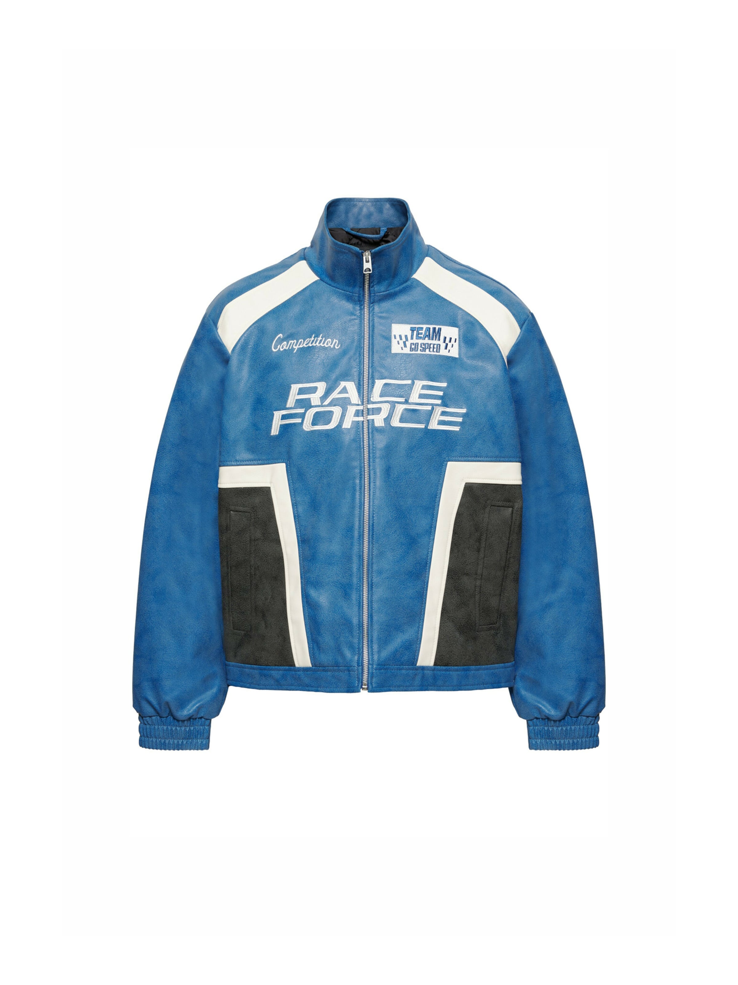Veste mi-saison Pull&Bear en bleu : devant