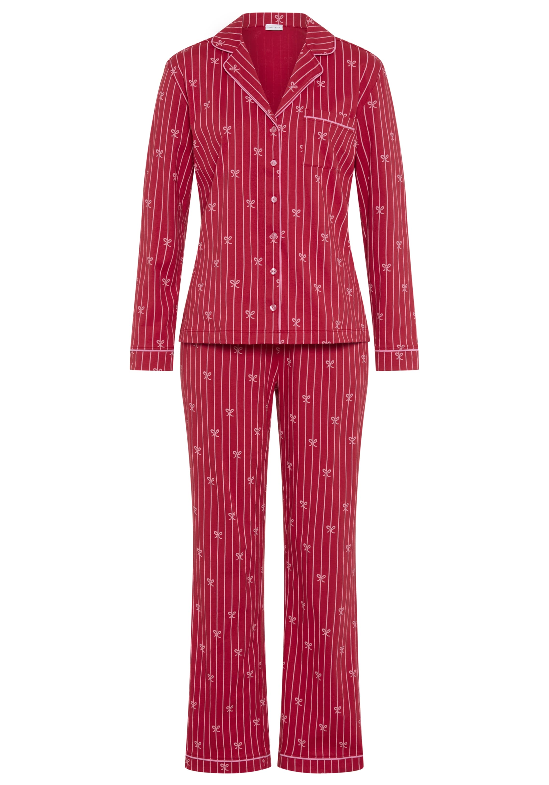 LASCANA - Pijama en rojo: frente