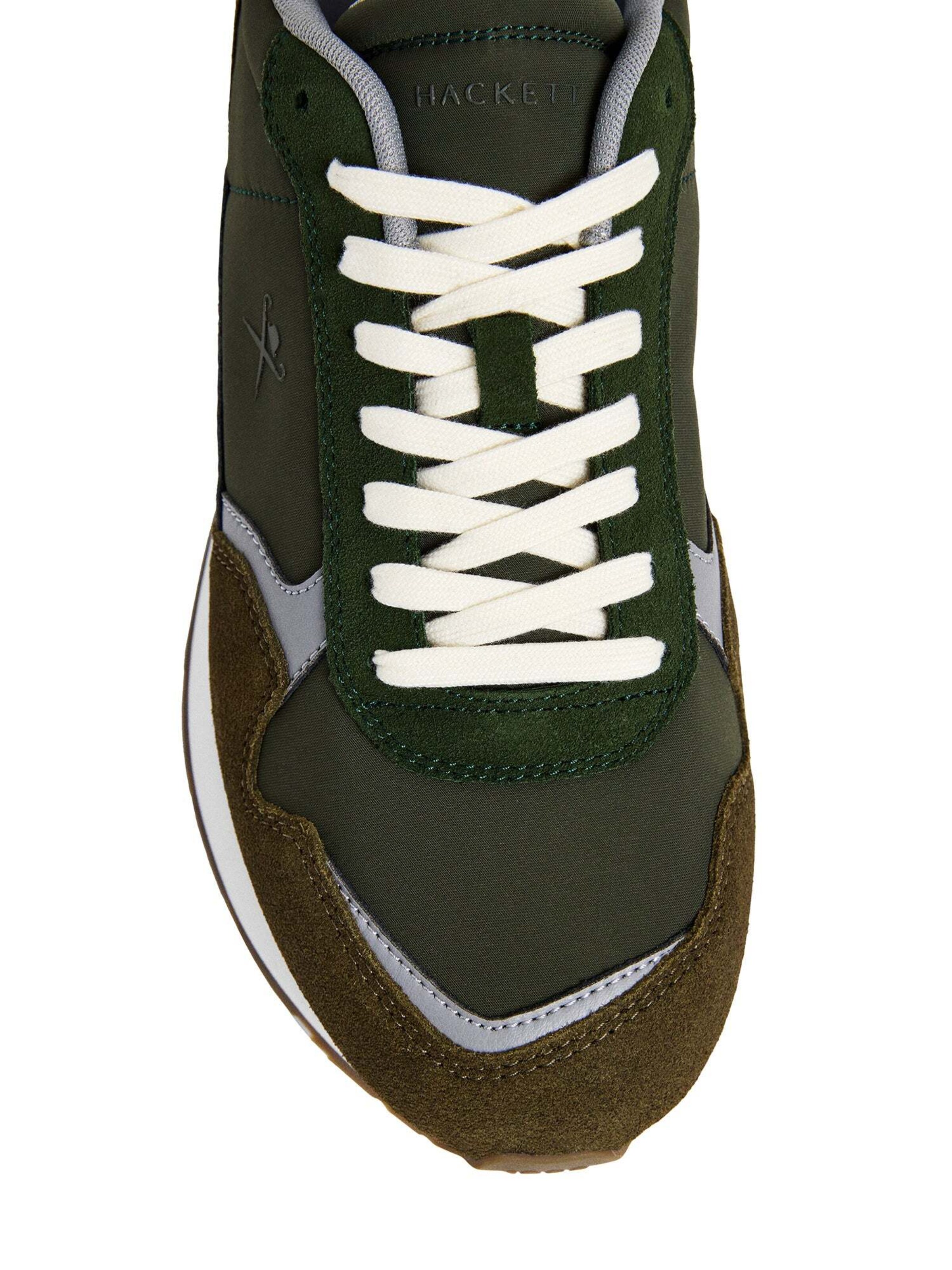 Scarpa stringata 'Vector Device' di Hackett London in verde