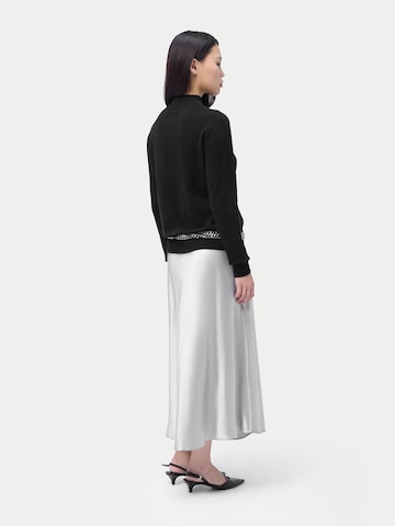 Pull-over 'Women's Essential Cashmere Mock Neck Sweater' GOBI Cashmere en noir