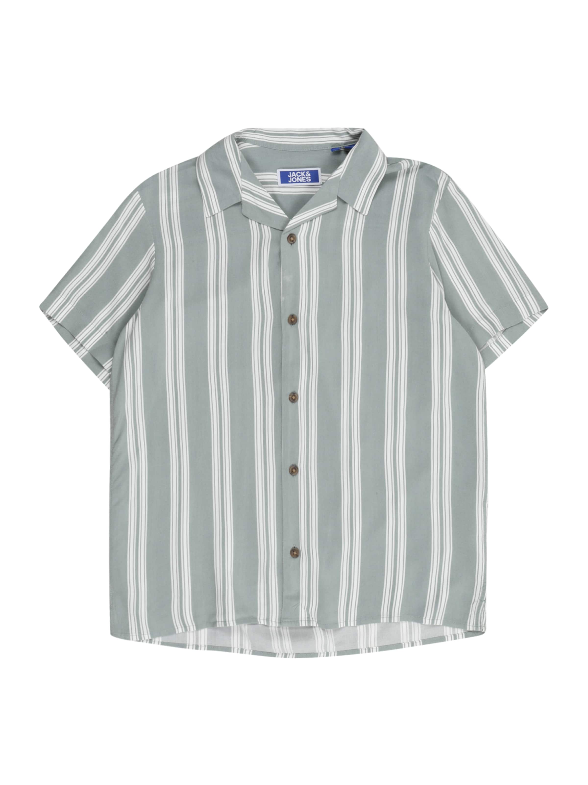 Jack & Jones Junior - Ajuste regular Camisa 'JJEJEFF' en verde: frente