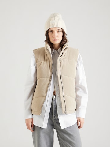 Gilet 'DOLLY' ONLY en beige : devant