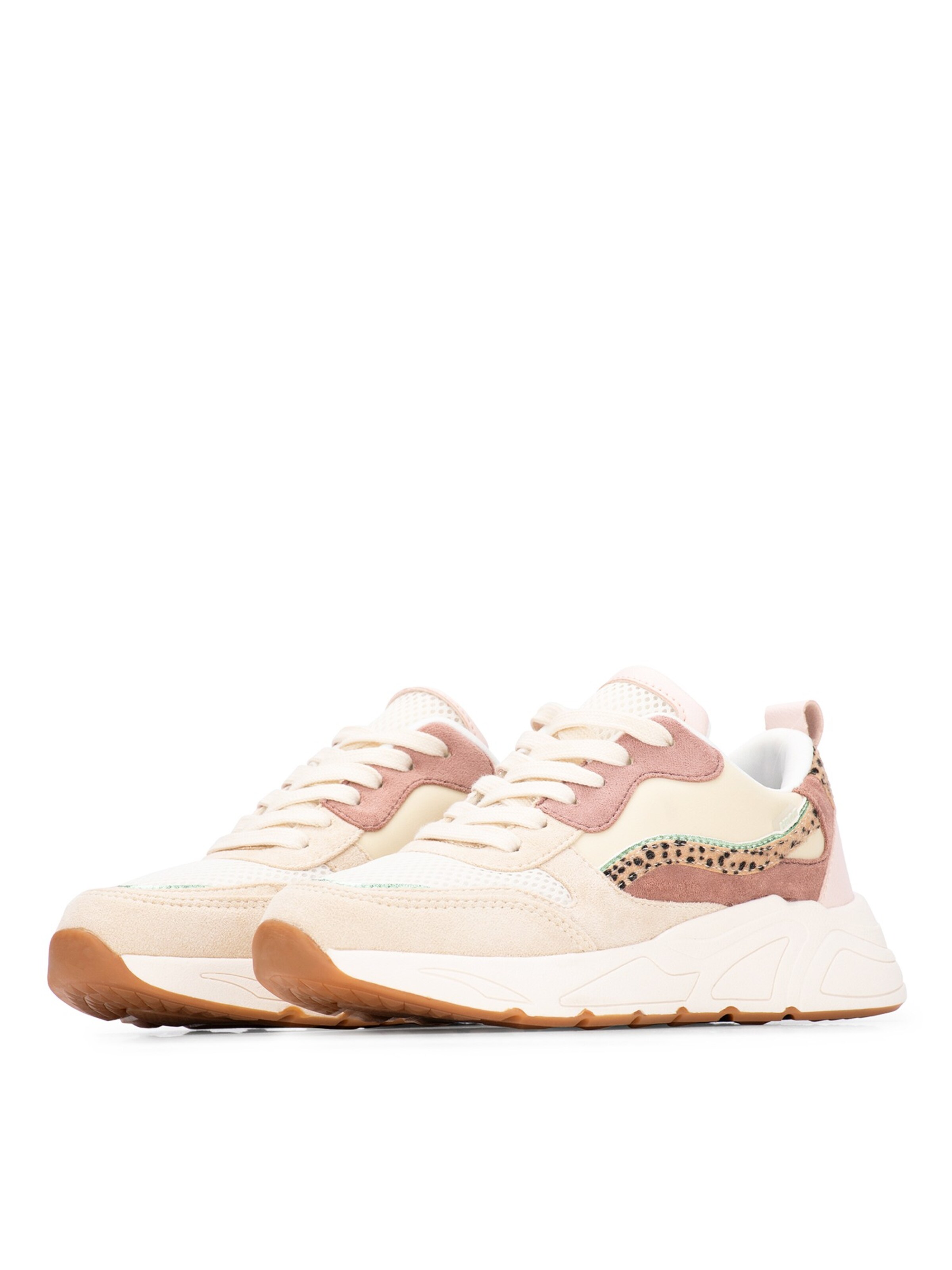 Baskets basses 'Charlie' POSH by Poelman en beige