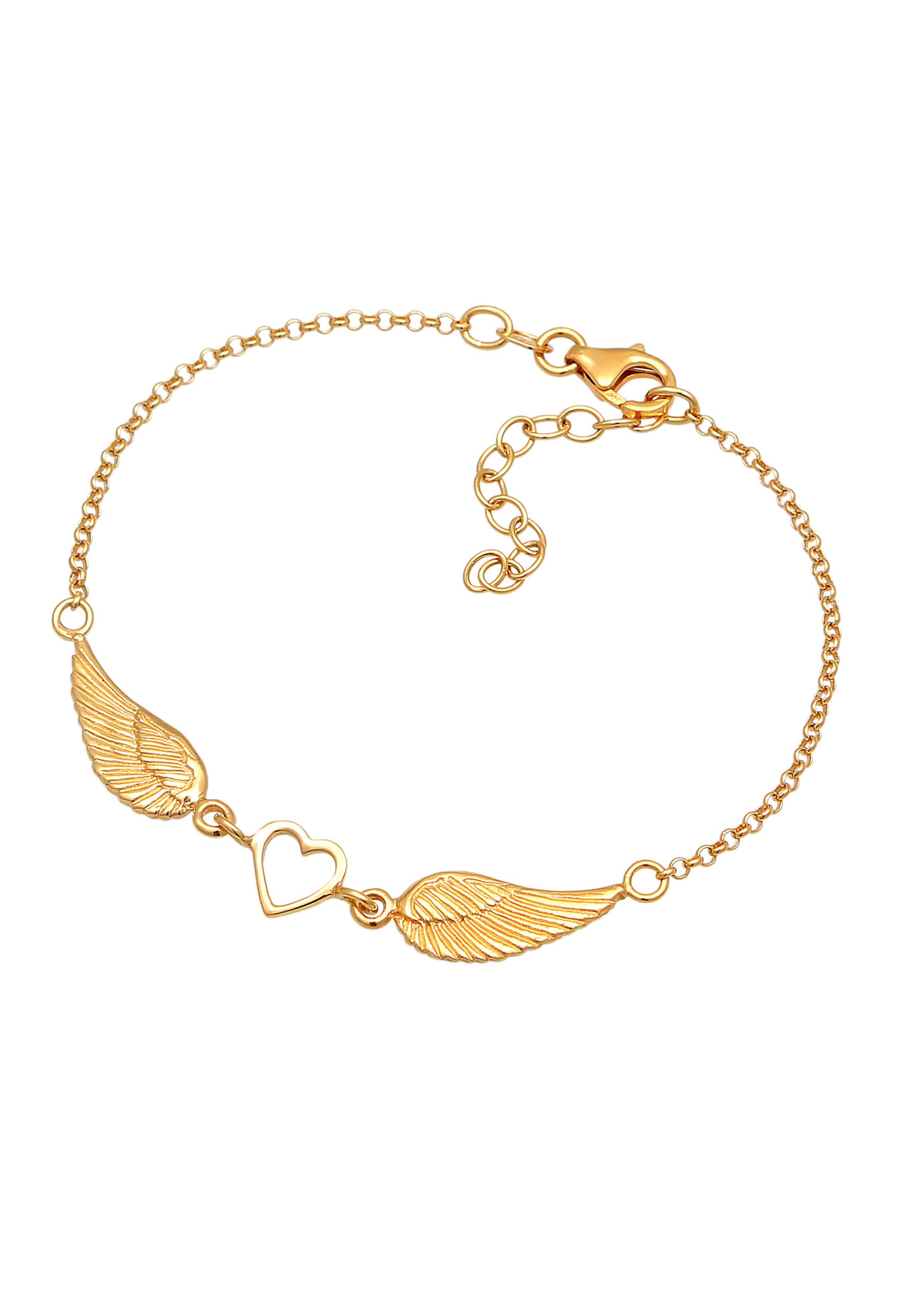ELLI Armband 'Flügel' in Goud