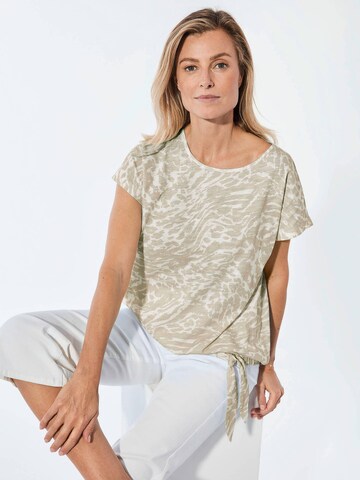 Goldner Shirt in Beige: Vorderseite