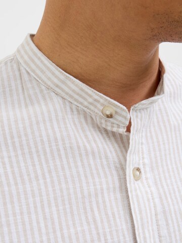 JACK & JONES Slim fit Πουκάμισο 'JJESummer' σε μπεζ