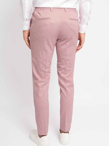 Suitable Slim fit Trousers with creases in Red