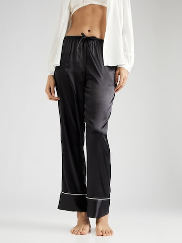 Hunkemöller Pajama Pants in Black: front