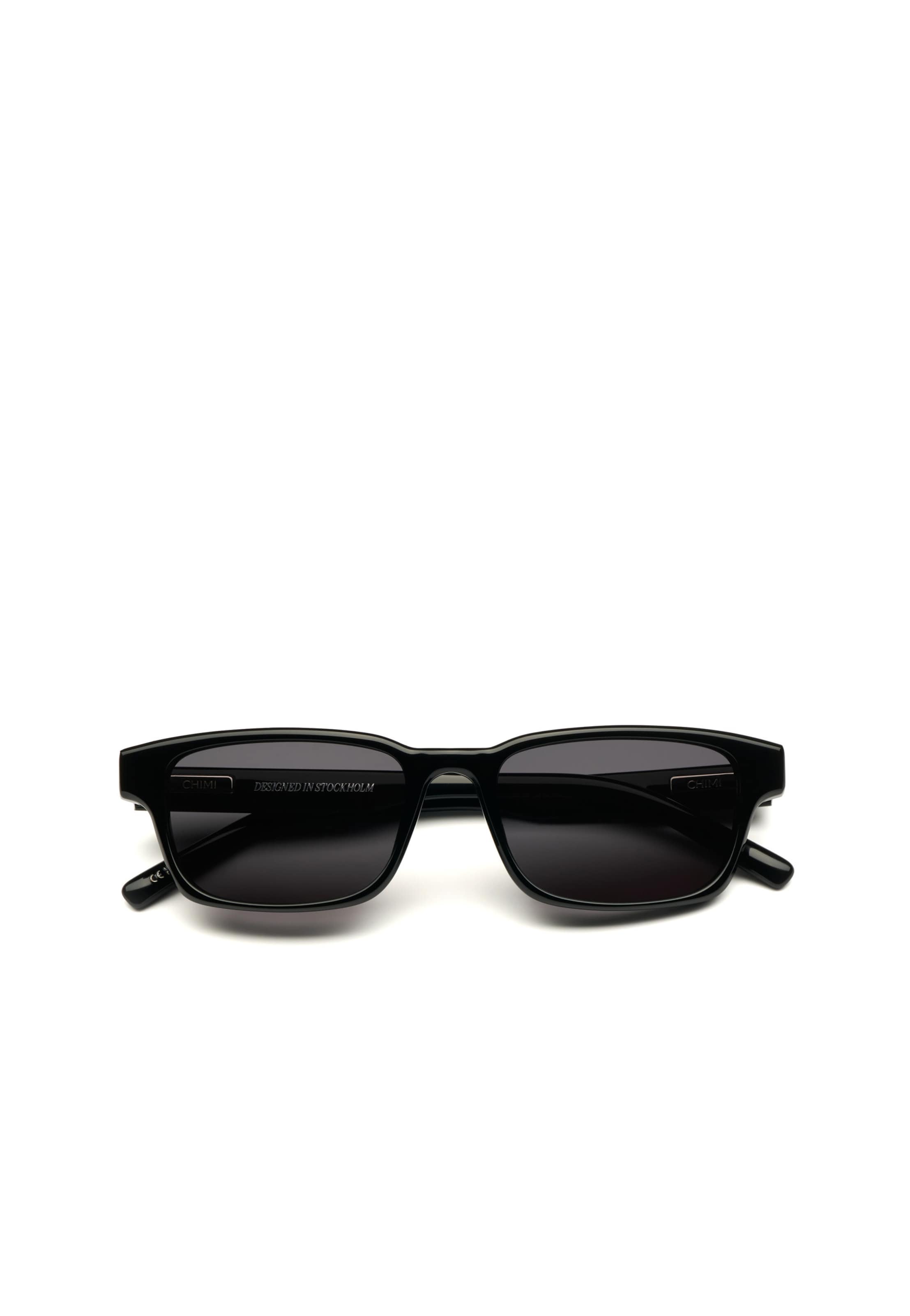 CHIMI Sonnenbrille 'Kasi' in Schwarz: Vorderseite