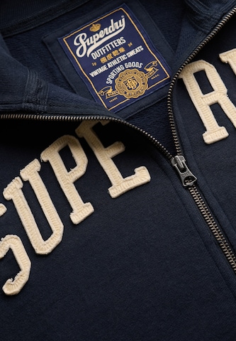 Veste de survêtement 'Vintage Athletic' Superdry & Co en bleu