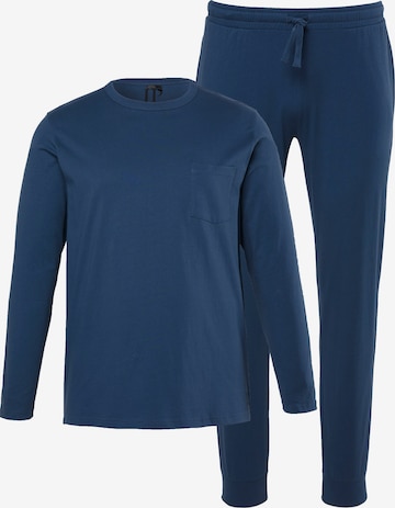 JP1880 Pyjama lang in Blau: Vorderseite