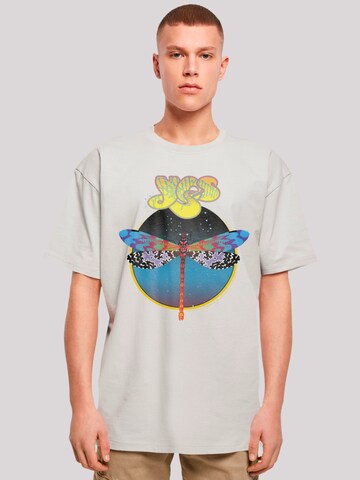 T-Shirt 'YES Dragonfly Tour V1' F4NT4STIC en gris : devant