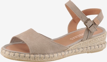 VERBENAS Sandale in Grau: Vorderseite