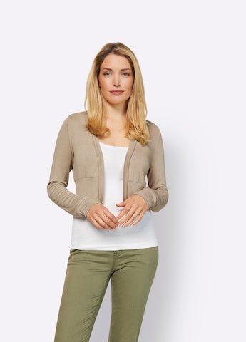 heine Cardigan i beige: forside