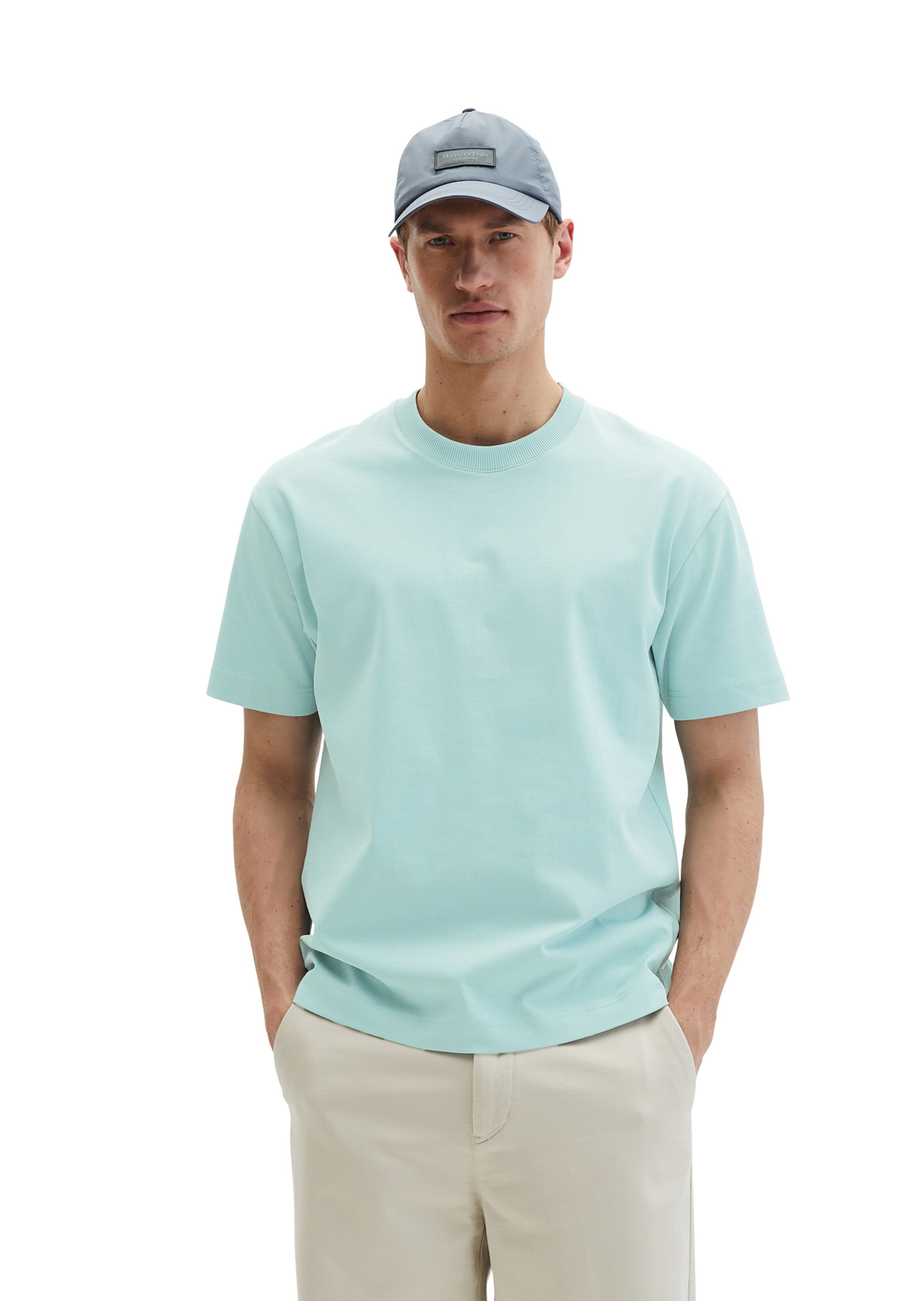 T-Shirt Marc O'Polo en vert : devant