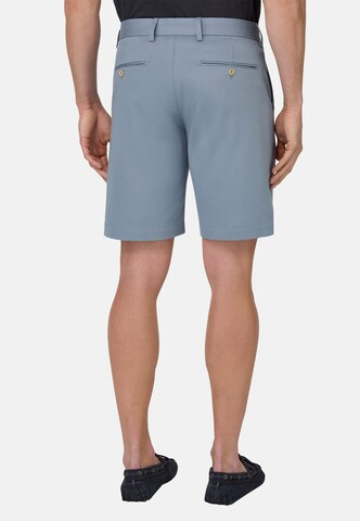 Boggi Milano Loosefit Bandplooibroek in Blauw