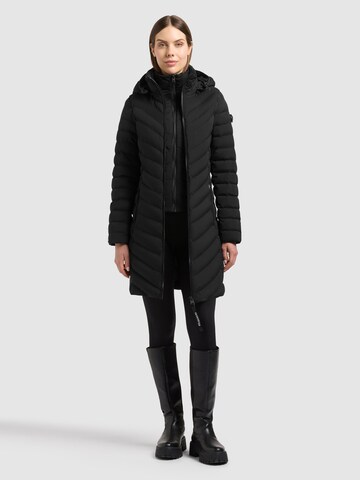 khujo Wintermantel 'Brigett' in Zwart