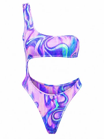Bandeau Bikini 'Trikini' Kalaia en bleu : devant