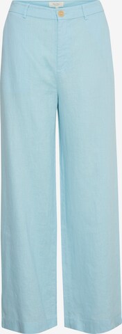 Part Two Wide leg Broek 'Ninnes' in Blauw: voorkant