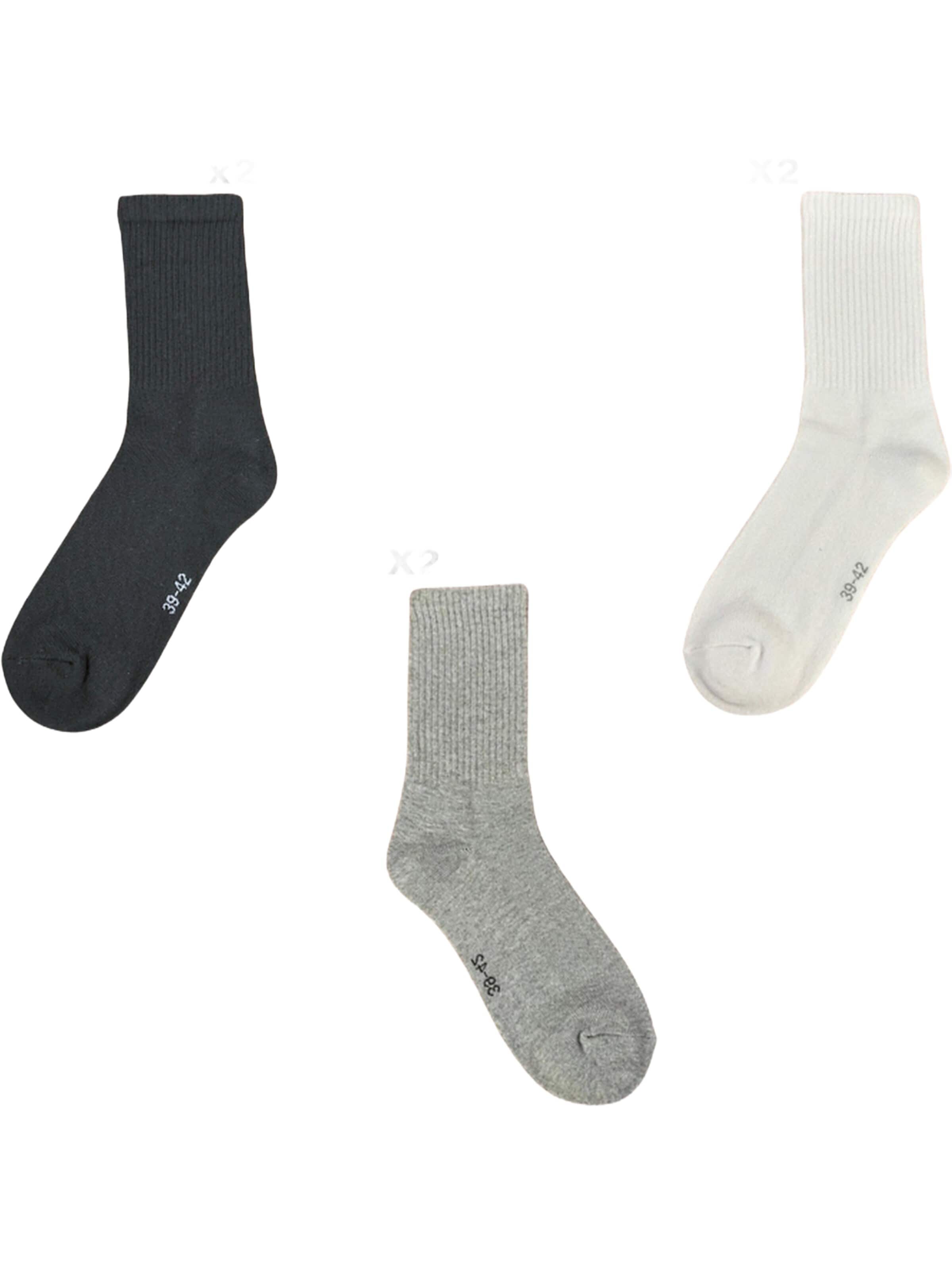 El Sueno Chaussettes 'Sportsocken' en 39-42 en mélange de couleurs, Vue avec produit