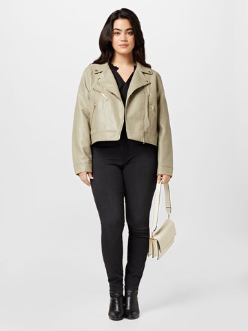 Vero Moda Curve Between-Season Jacket 'Fine Heida' in Beige