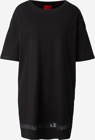 HUGOSpavaćica košulja - crna boja: prednji dio