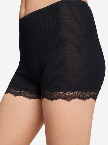 Hanro Broekje ' Woolen Lace ' in Zwart