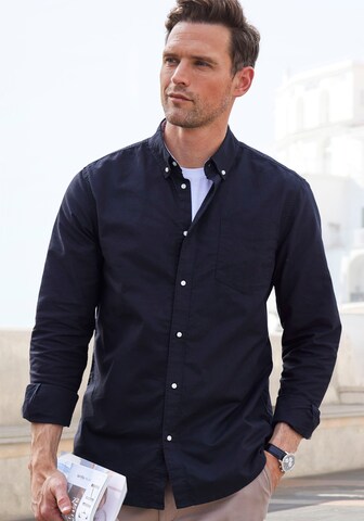 H.I.S - Ajuste regular Camisa en negro: frente