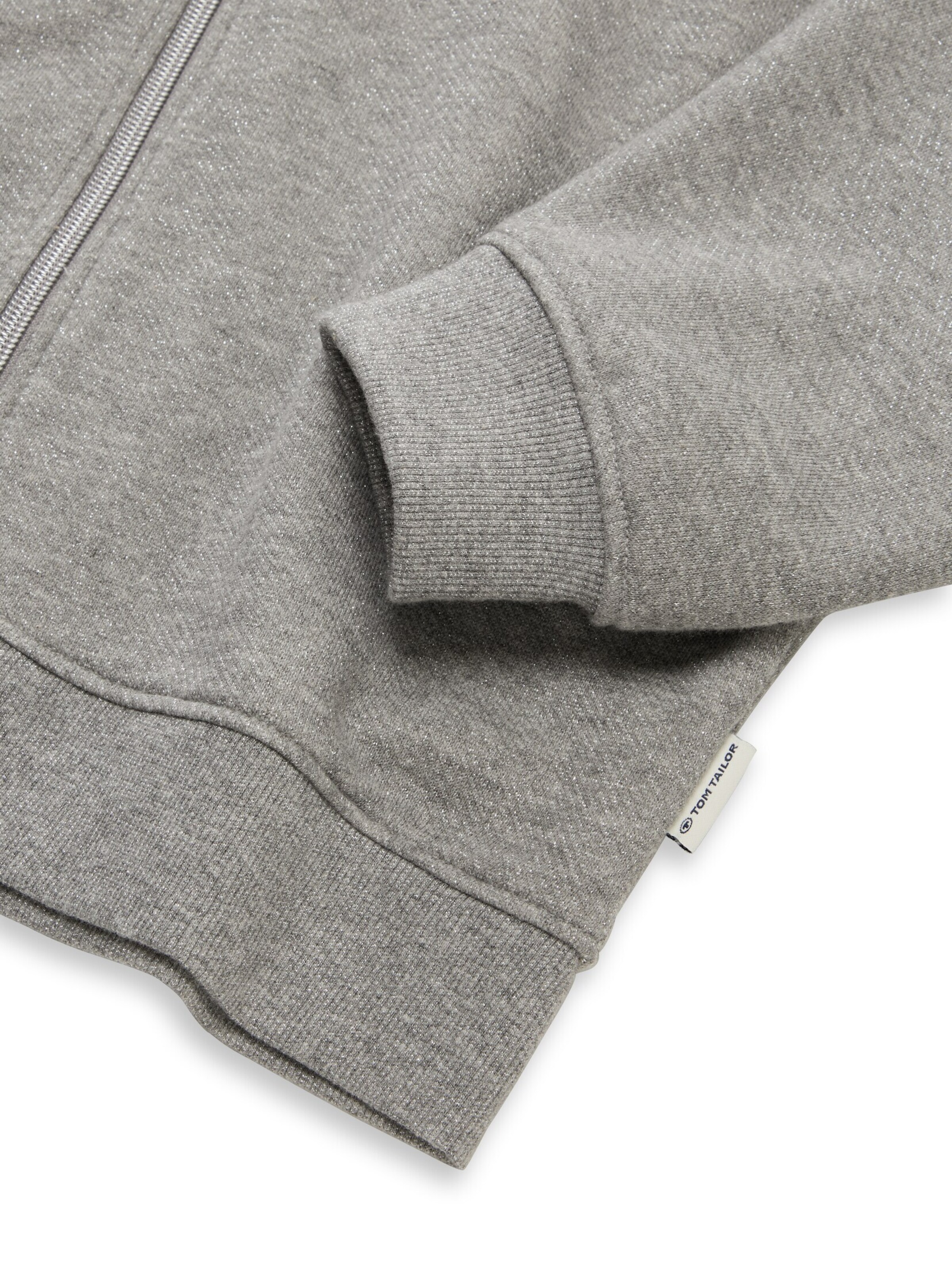 Veste de survêtement TOM TAILOR en gris