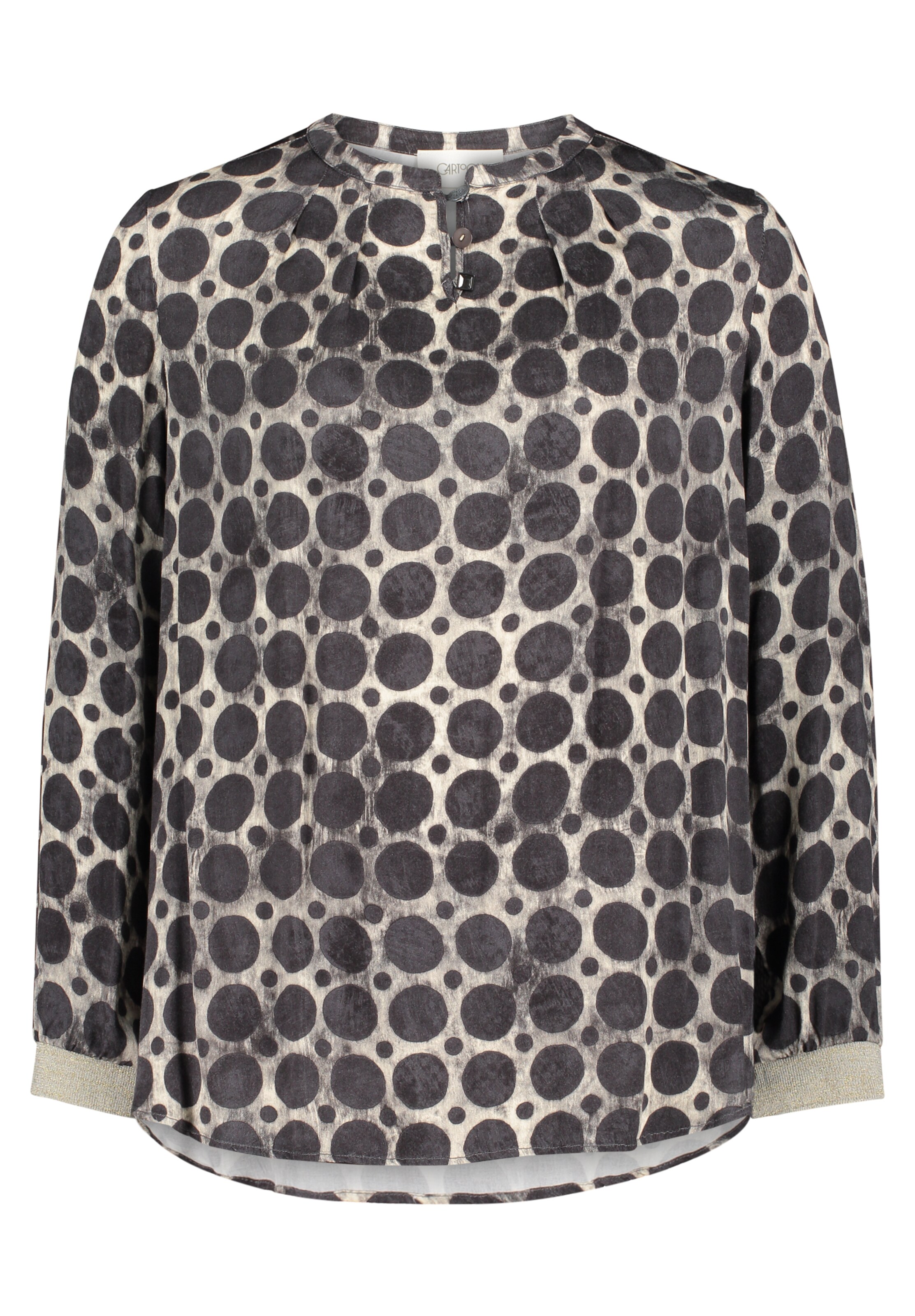 Camicia da donna di Cartoon in nero: frontale