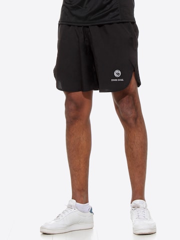 Regular Pantalon de sport Stark Soul en noir : devant