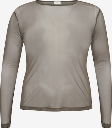 Camicia da donna di Kaffe in grigio: frontale