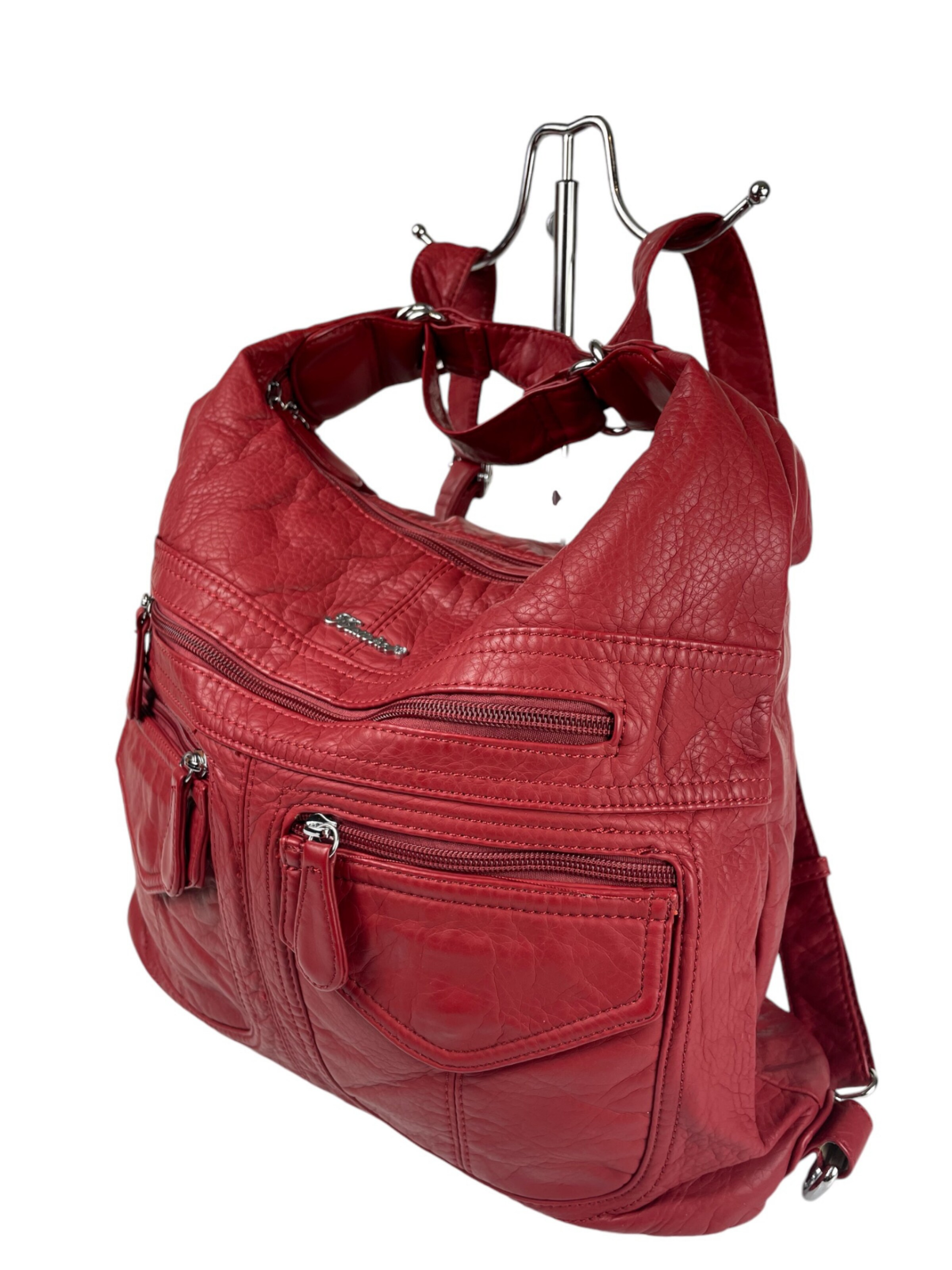 Kumixi Rucksack '2in1 Rucksacktasche'‌‌‌‌‌ in karminrot, Produktansicht