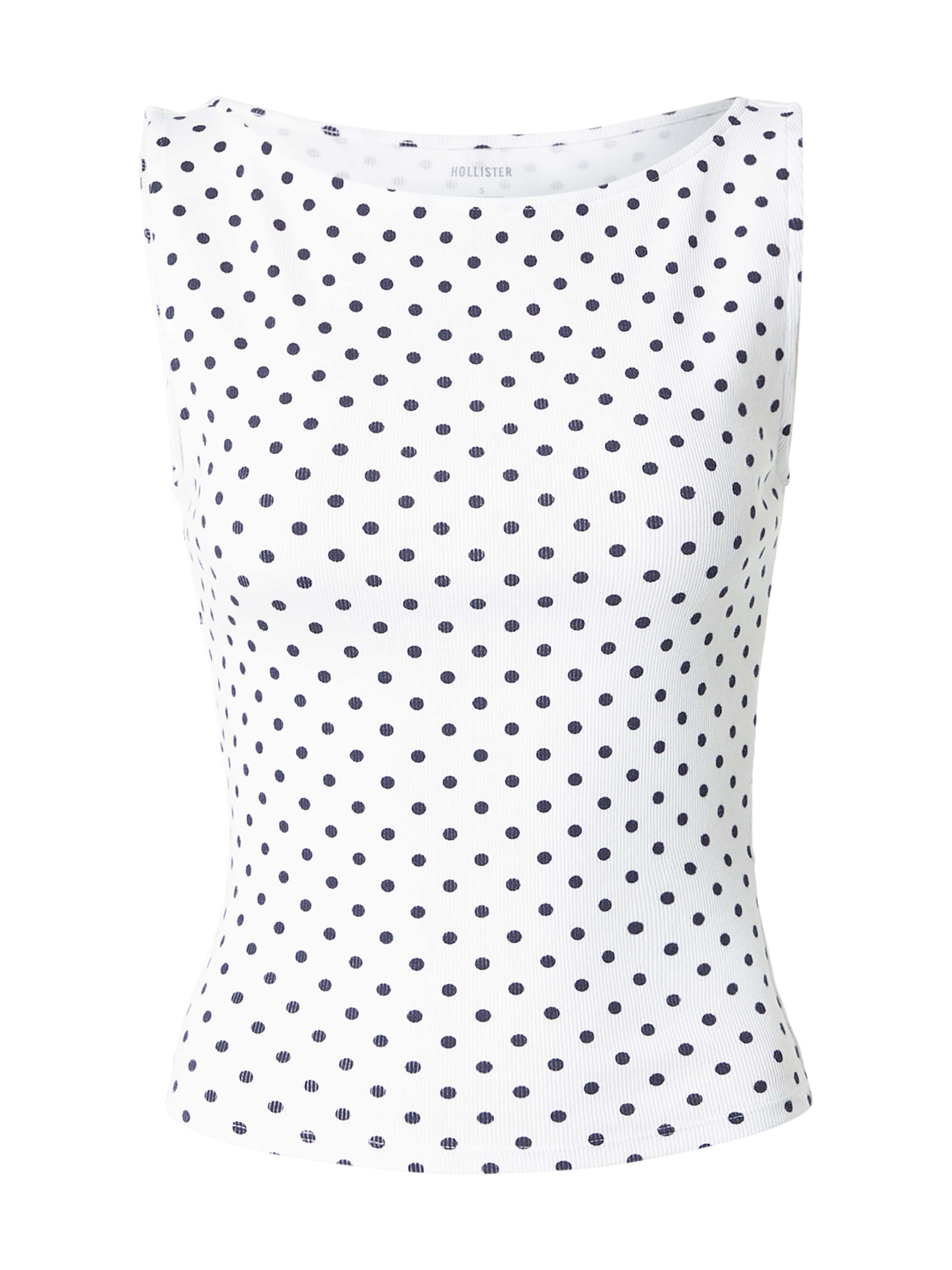 HOLLISTER Top - fehér: elől