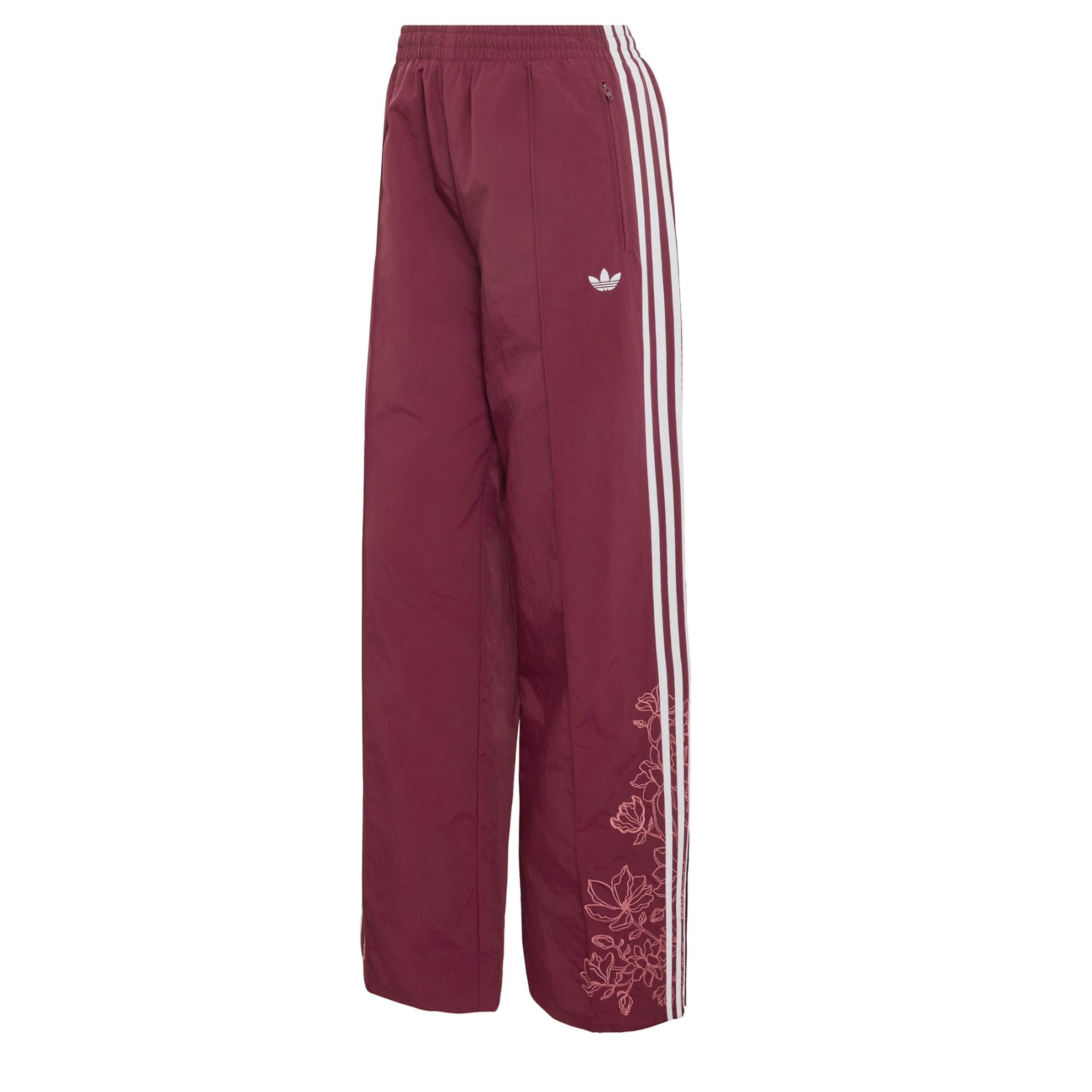 ADIDAS ORIGINALS Wide Leg Hose 'Firebird' in Rot: Vorderseite