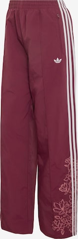 ADIDAS ORIGINALS Wide Leg Hose 'Firebird' in Rot: Vorderseite