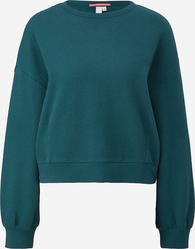 QS Sweatshirt in smaragd, Produktansicht