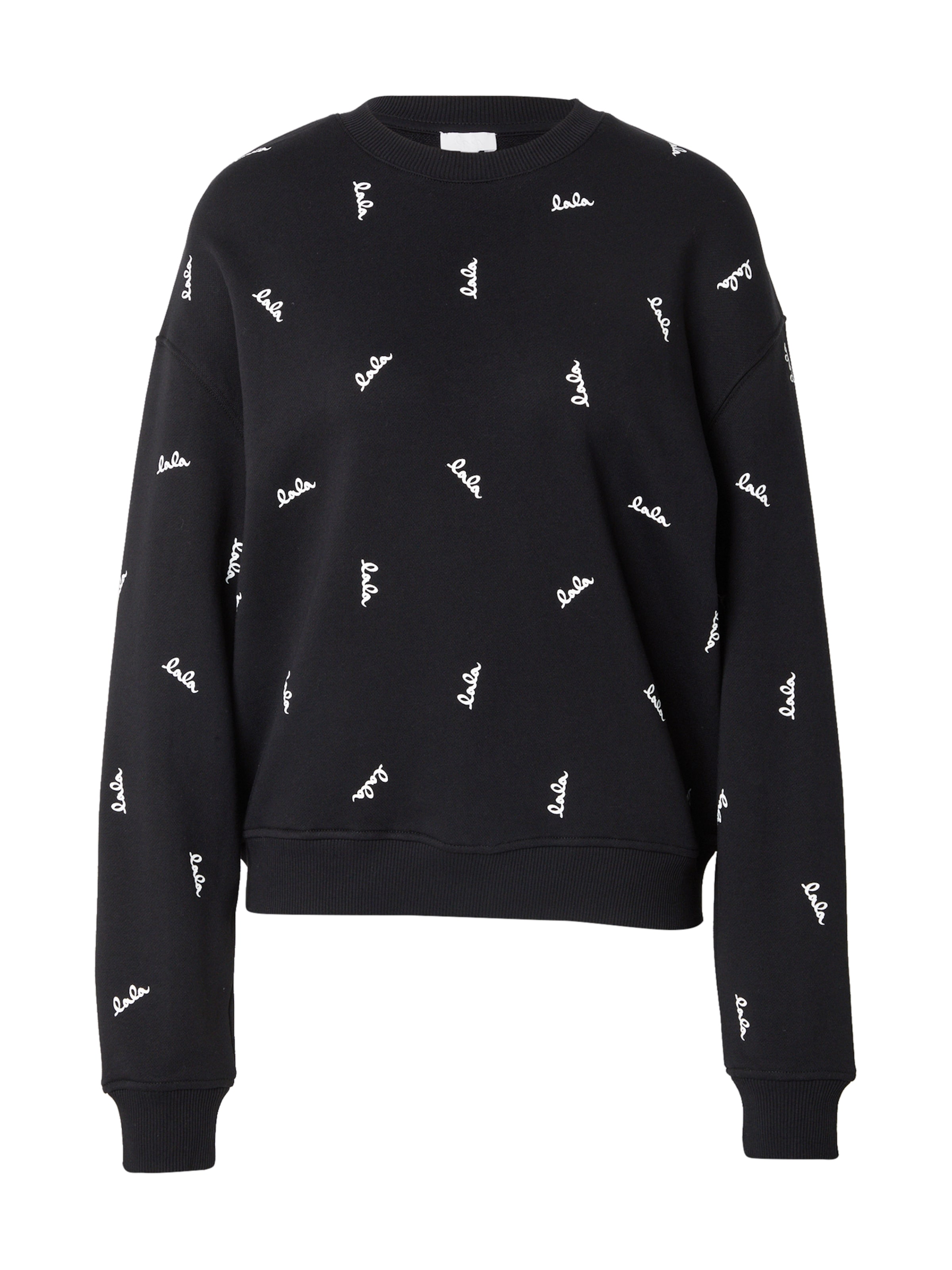 Lala Berlin Sweatshirt 'Shiloh' i svart: framsida
