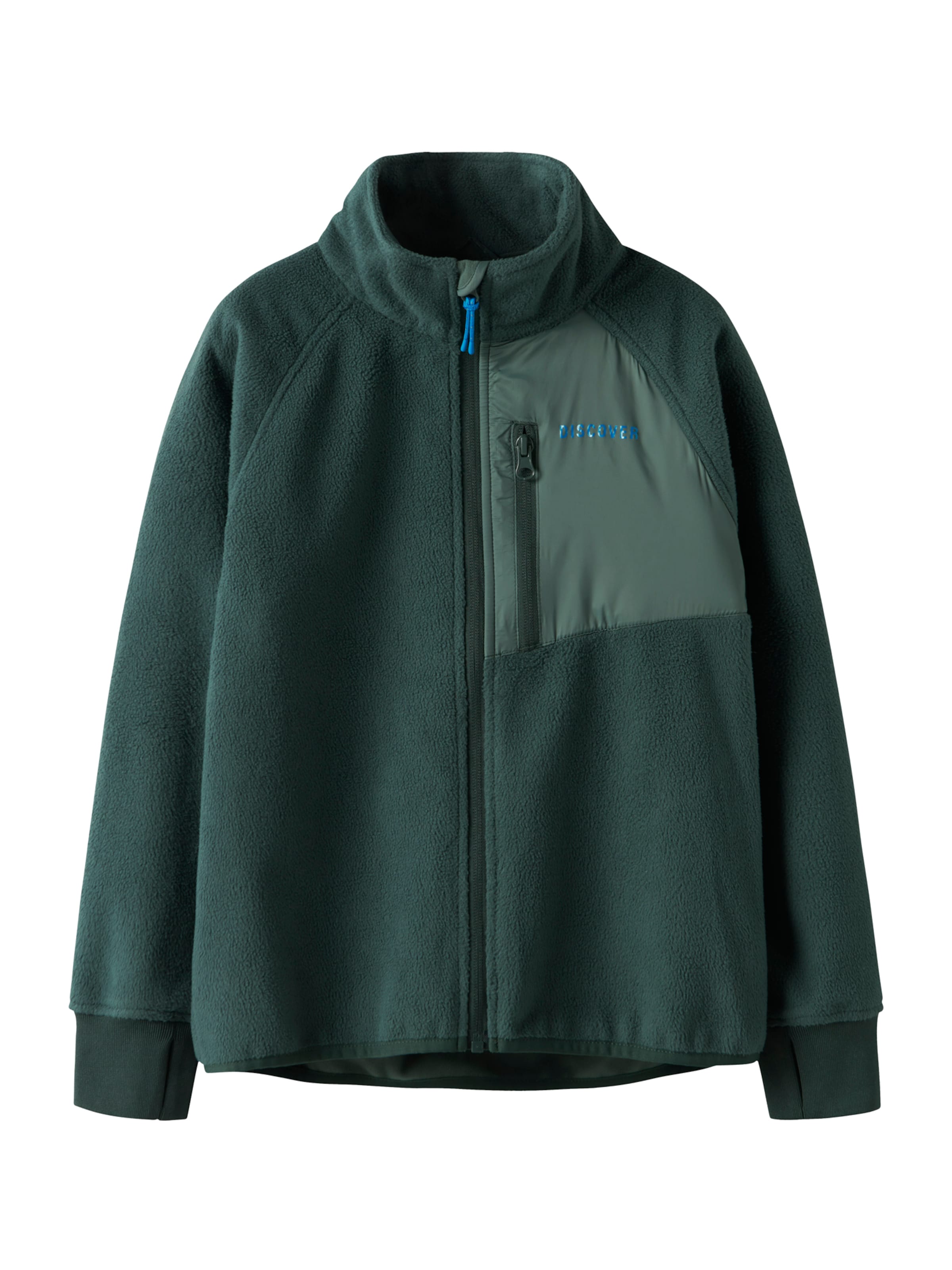 NAME IT - Casaco de velo 'NKNMOVE03' em verde: frente