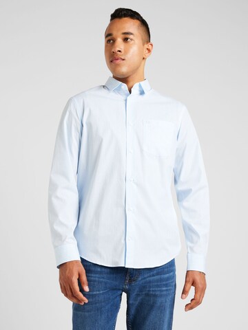 Calvin Klein - Regular Fit Camisa em azul: frente