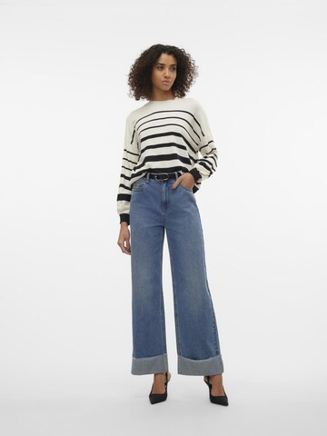 VERO MODA Pulóver 'Rain' - bézs
