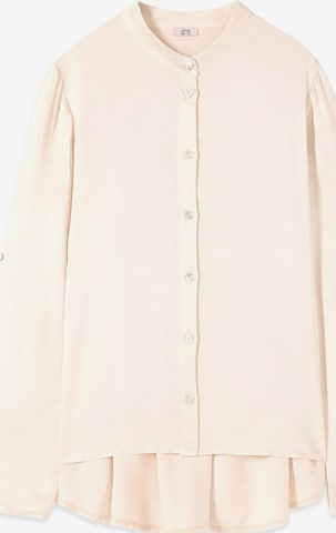 Camicia da donna di oltre in bianco: frontale