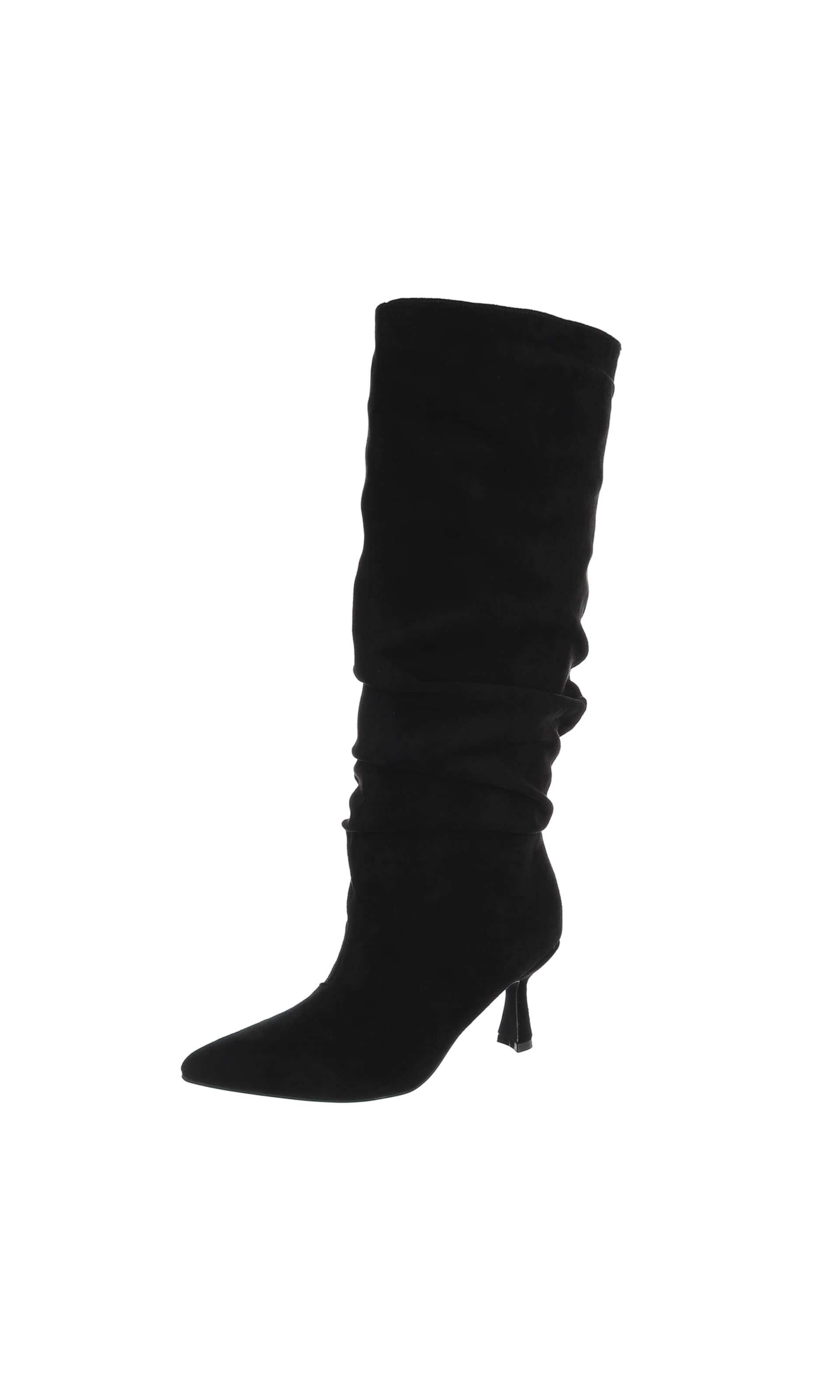 Ital-Design Stiefel in Schwarz: Vorderseite
