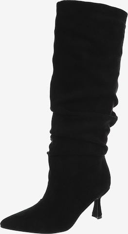 Ital-Design Boots in Black: front