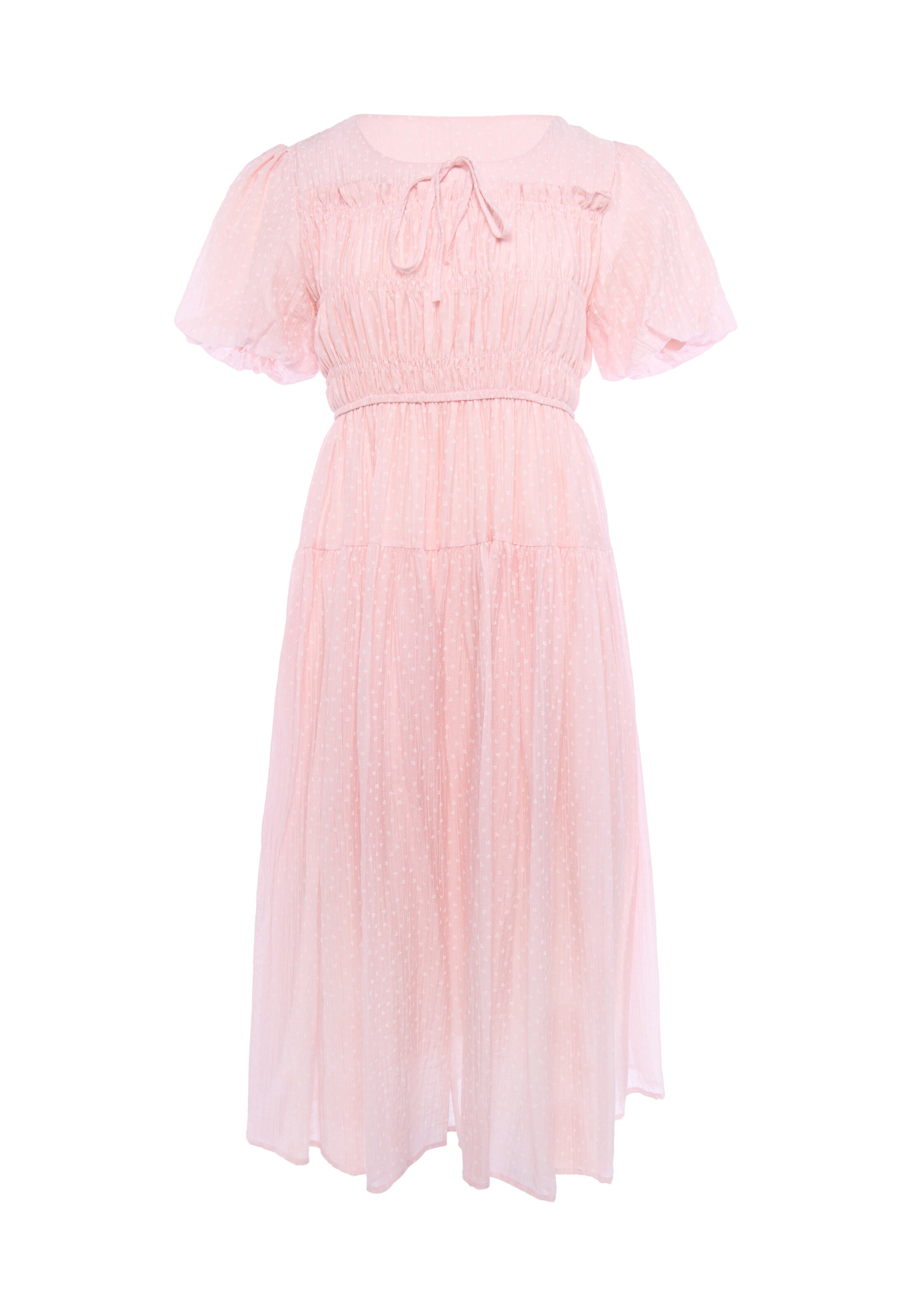 Usha - Vestido 'Floral' en rosa: frente