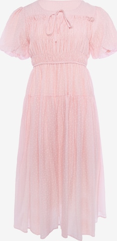 Usha - Vestido 'Floral' en rosa: frente