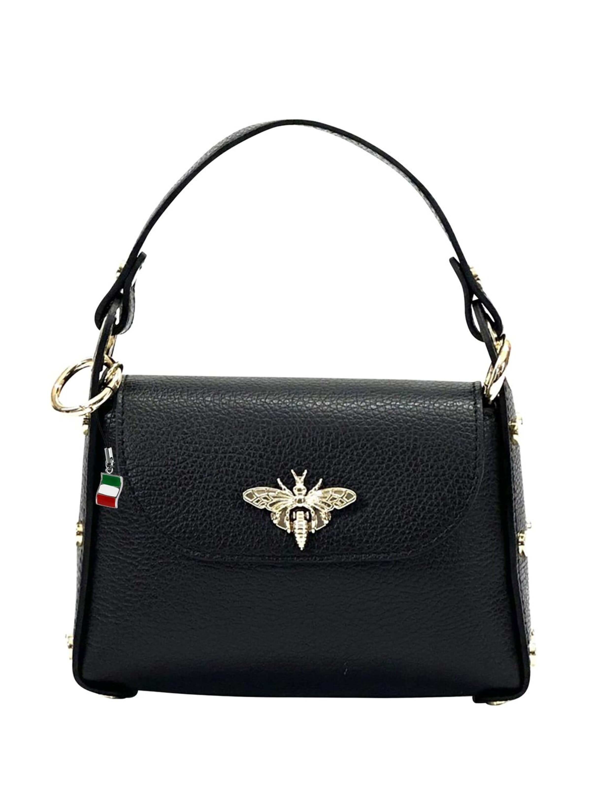 Florence Shoulder Bag in Black: front