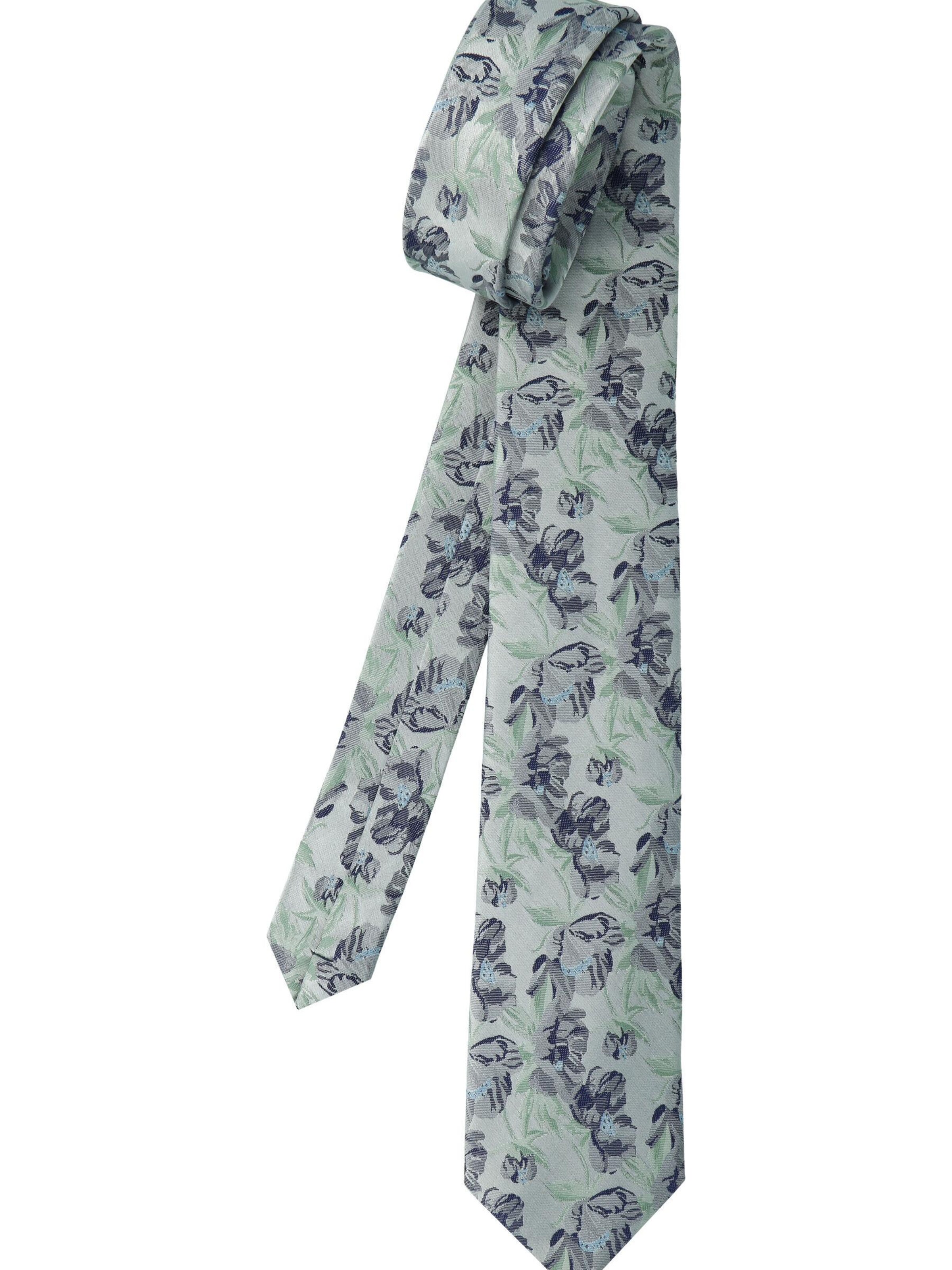 WILLEN Tie 'Blume' in Green