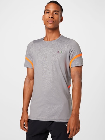 Tricou funcțional de la UNDER ARMOUR pe gri: față