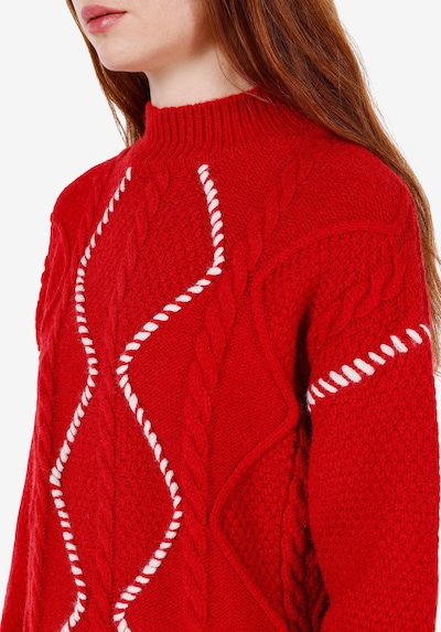 Colin's Pullover in L in rot / weiß, Produktansicht